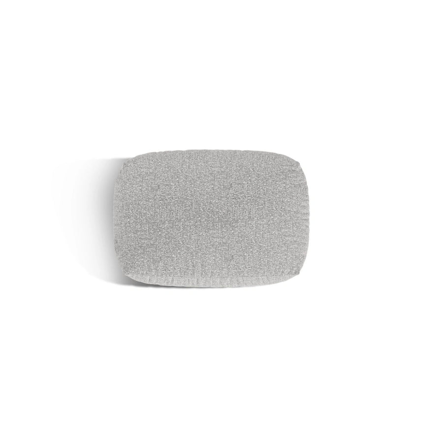 Martina Pouf aus Boucle in Silber (Monet Silver), 95x65 cm von Micadoni – Bild 4