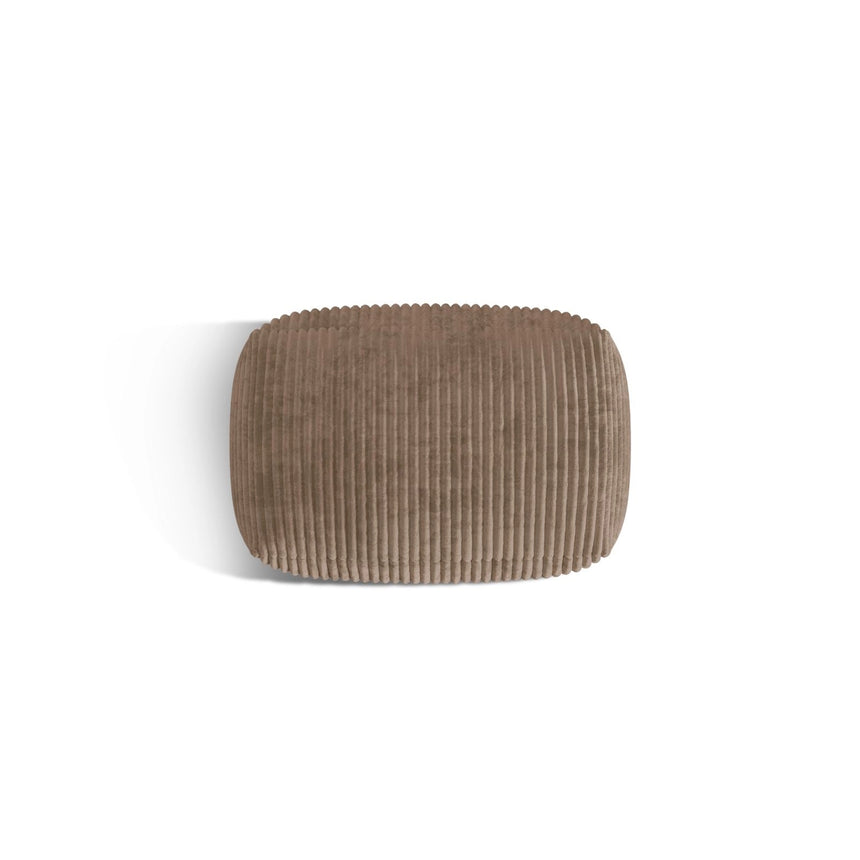 Martina Pouf aus Cord in Acorn (Tilia 17), 95x65 cm von Micadoni – Bild 4