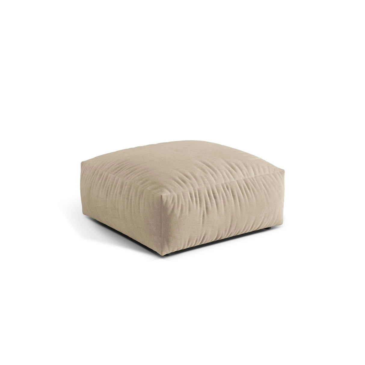 Martina Pouf aus Samt, Cord, Boucle oder Strukturstoff, 106x106 cm von Micadoni – Bild 3