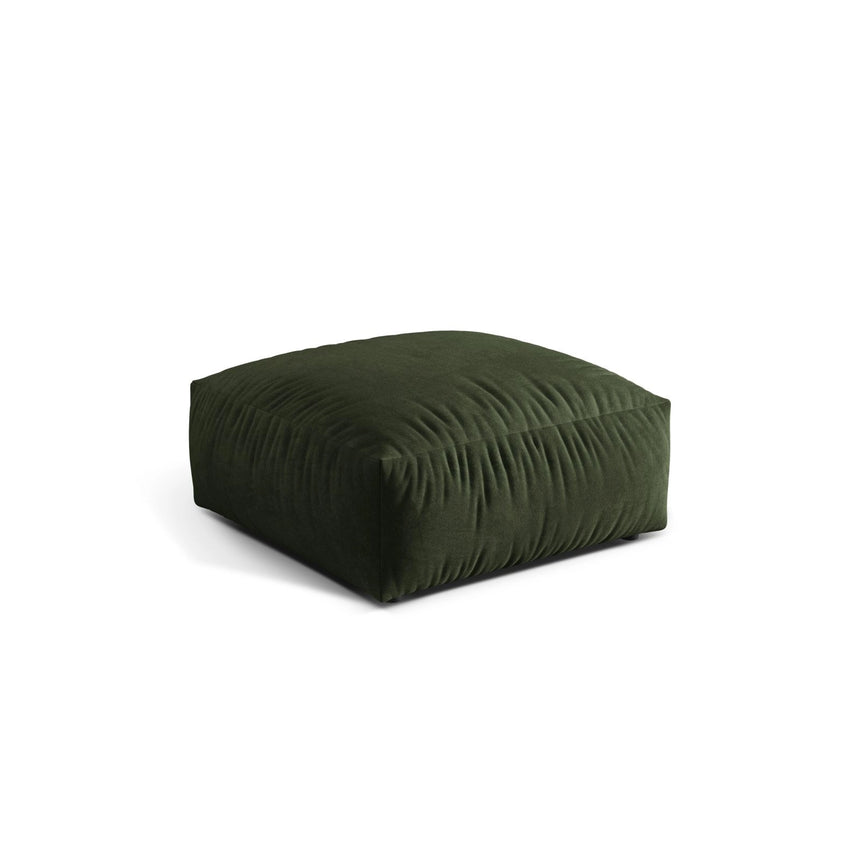Martina Pouf aus Samt in Grün (Vogue 11), 106x106 cm von Micadoni – Bild 3