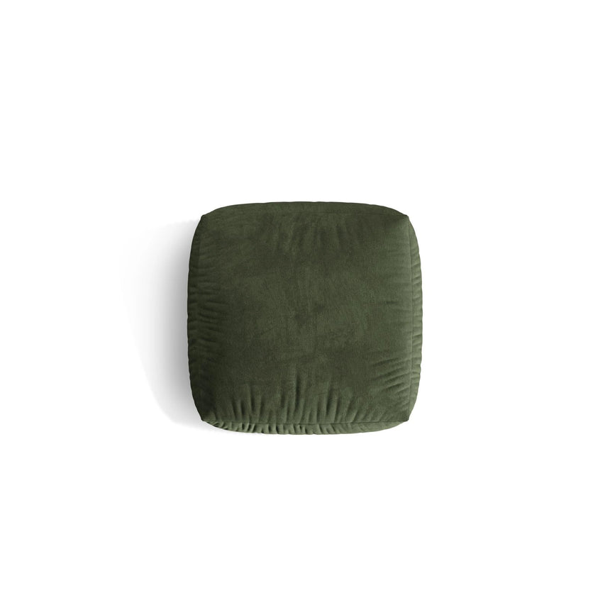 Martina Pouf aus Samt in Grün (Vogue 11), 106x106 cm von Micadoni – Bild 4