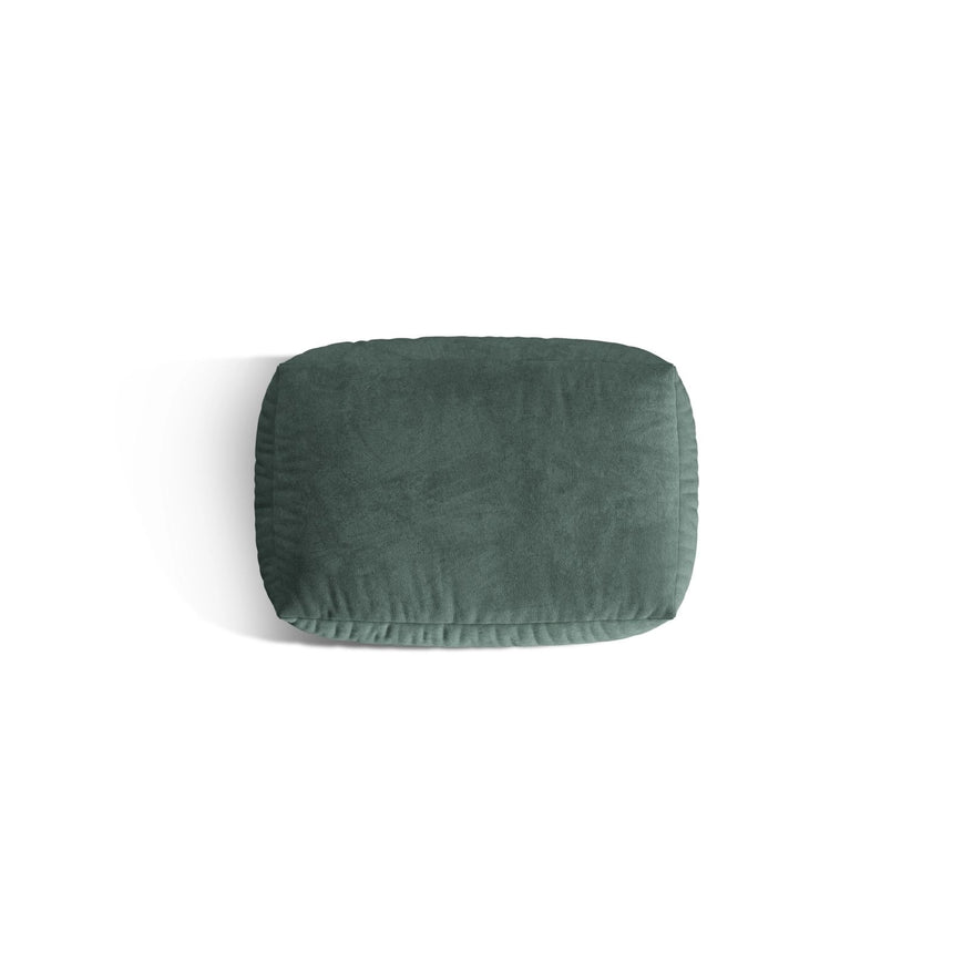 Martina Pouf aus Samt in Petrol (Vogue 12), 95x65 cm von Micadoni – Bild 4
