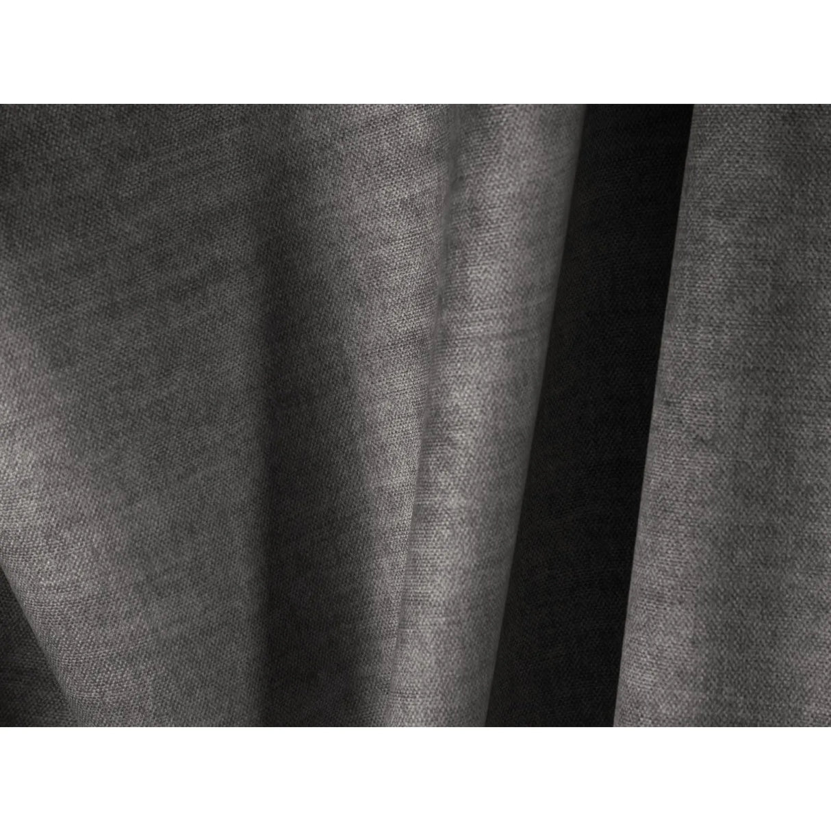 Martina modulares Panoramasofa, Linke Seite, Sitztiefe 76 cm, aus Samt in Grau (Vogue 15), 406x316 cm von Micadoni – Bild 5