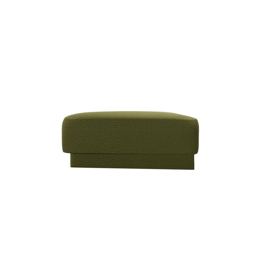 Miley Pouf aus Boucle in Dunkles olivgrün (Baloo 2090), 88x79 cm von Micadoni – Bild 4
