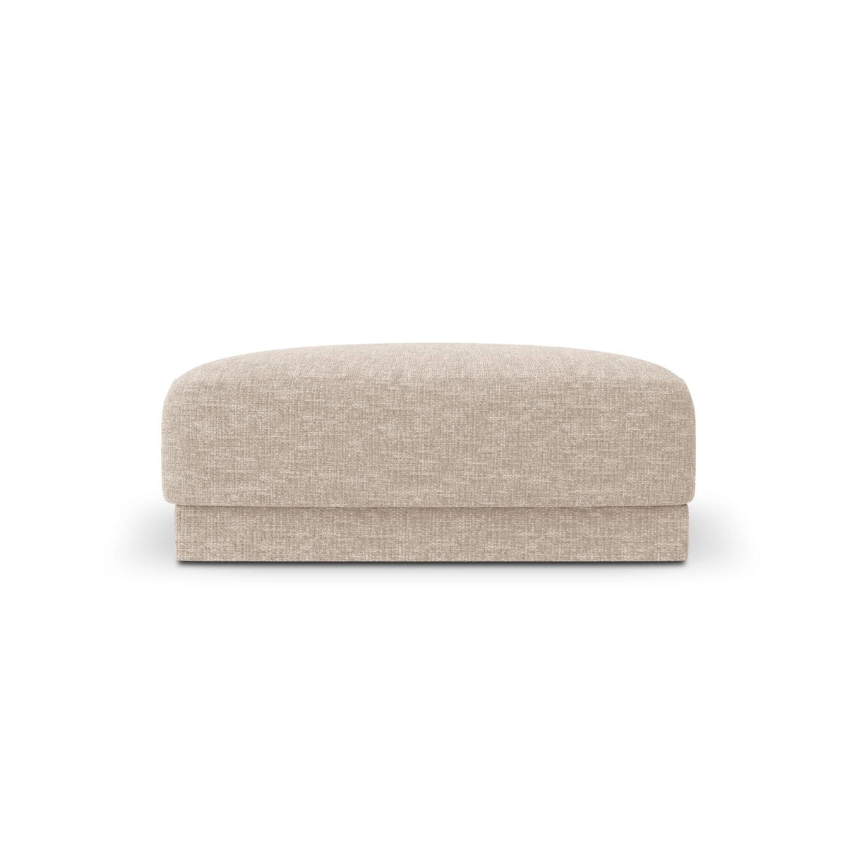Miley Pouf aus Chenille in Beige (Haga 30), 90x90 cm von Micadoni – Bild 1