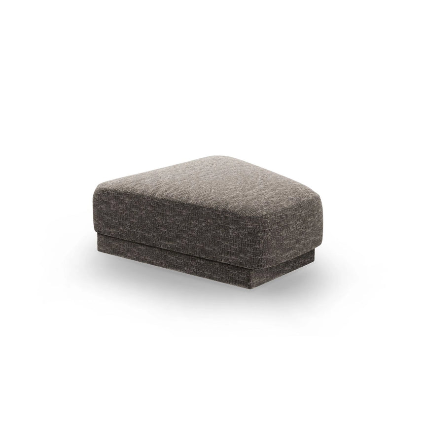 Miley Pouf aus Chenille in Grau (Haga 16), 88x79 cm von Micadoni – Bild 1