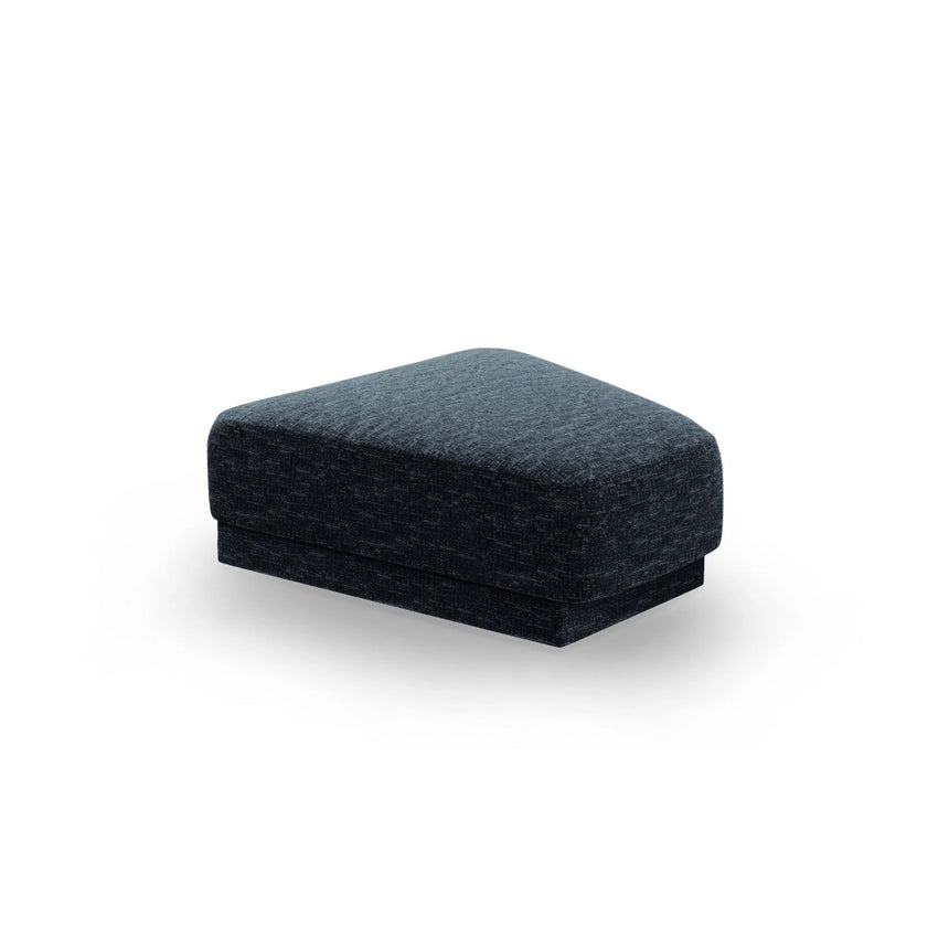 Miley Pouf aus Chenille in Königsblau (Haga 86), 88x79 cm von Micadoni – Bild 1