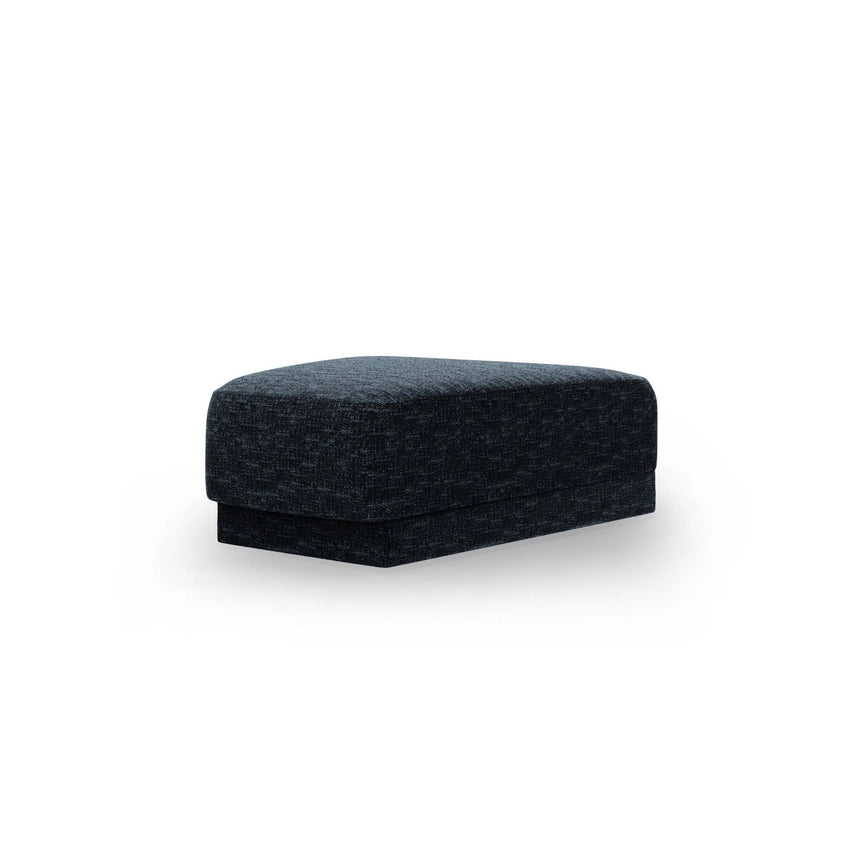 Miley Pouf aus Chenille in Königsblau (Haga 86), 88x79 cm von Micadoni – Bild 3