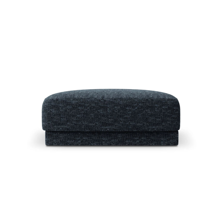 Miley Pouf aus Chenille in Königsblau (Haga 86), 90x90 cm von Micadoni – Bild 1