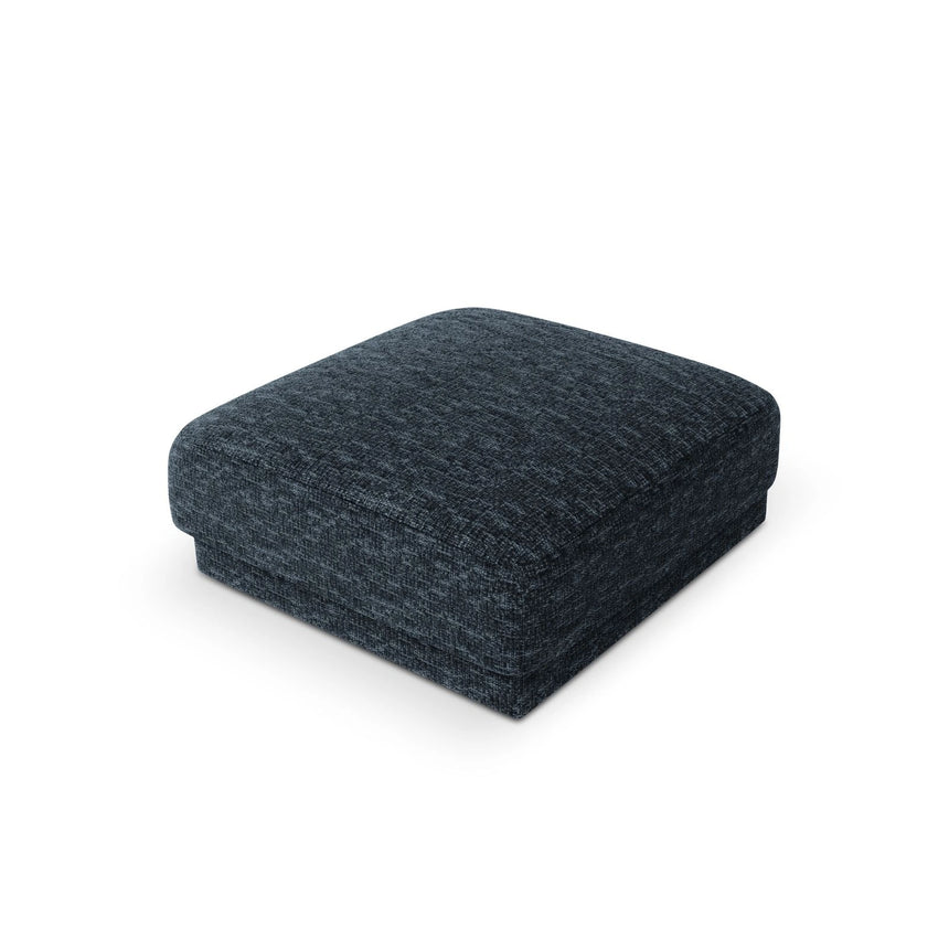 Miley Pouf aus Chenille in Königsblau (Haga 86), 90x90 cm von Micadoni – Bild 4