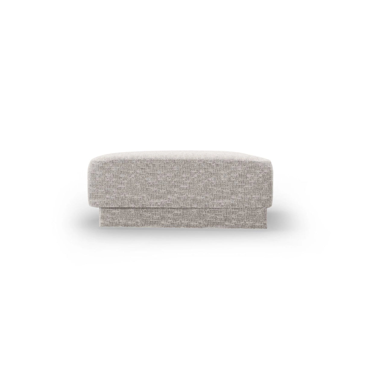 Miley Pouf aus Chenille in Silber (Eden 17 Silver), 88x79 cm von Micadoni – Bild 4