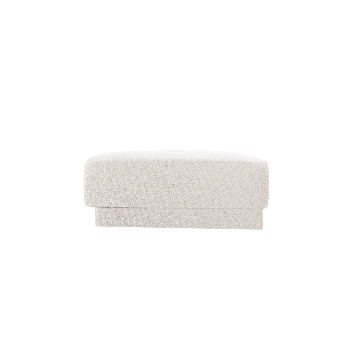 Miley Pouf aus Samt, Boucle oder Chenille, 88x79 cm von Micadoni – Bild 4