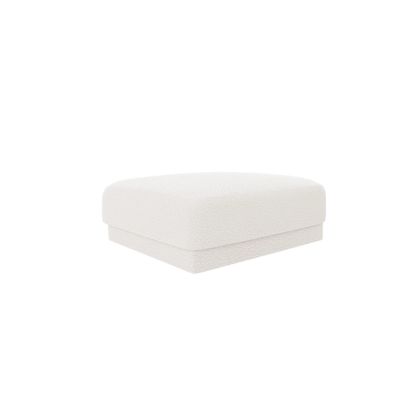 Miley Pouf aus Samt, Boucle oder Chenille, 90x90 cm von Micadoni – Bild 3