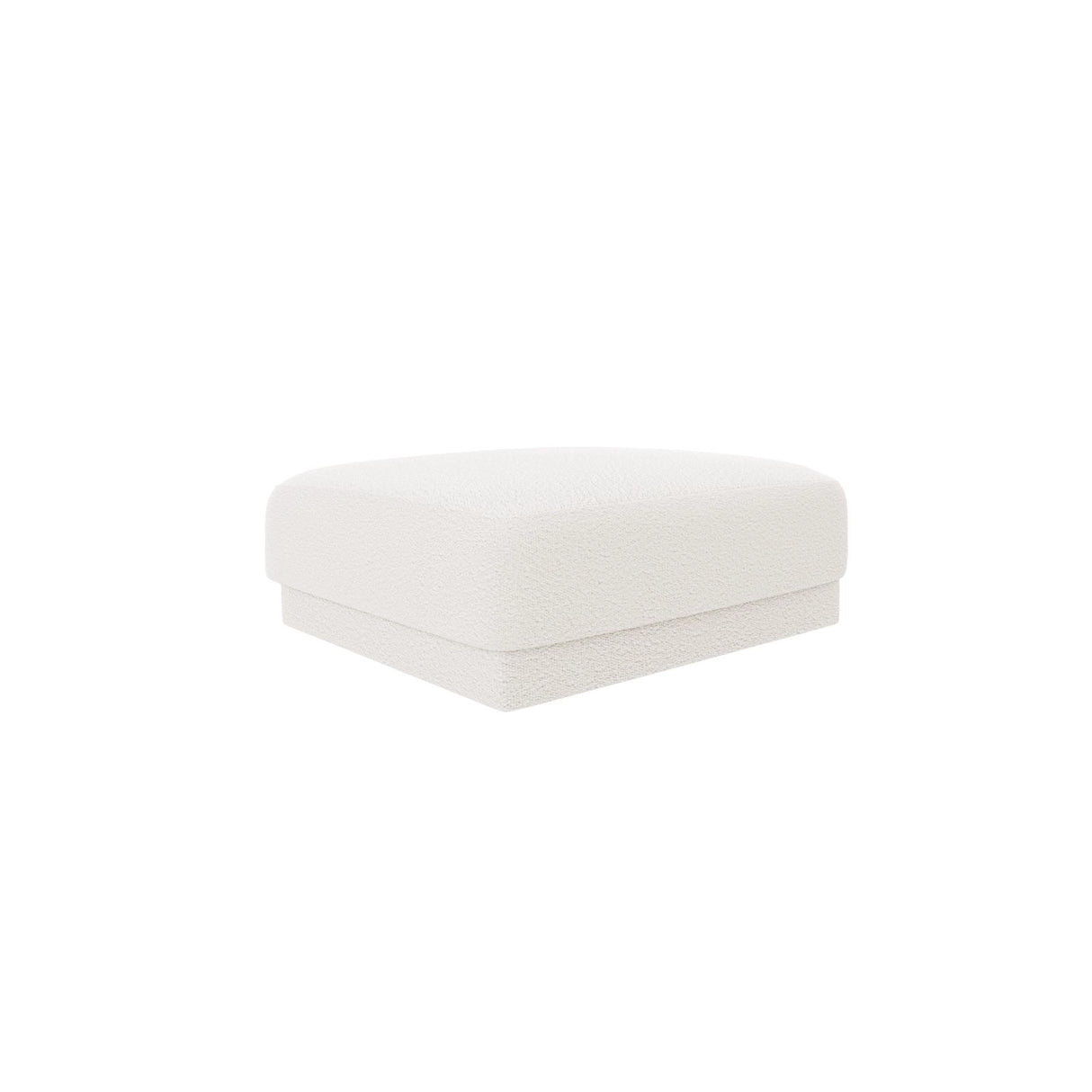Miley Pouf aus Samt, Boucle oder Chenille, 90x90 cm von Micadoni – Bild 3