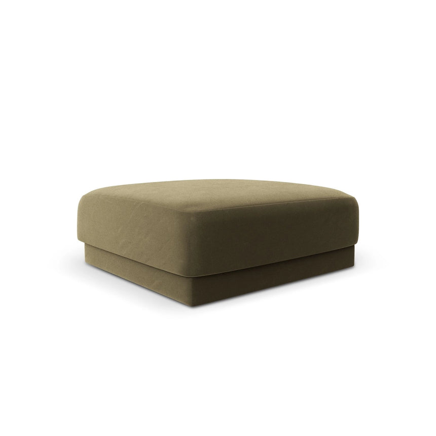 Miley Pouf aus Samt in Grün (Bluvel 77), 90x90 cm von Micadoni – Bild 3
