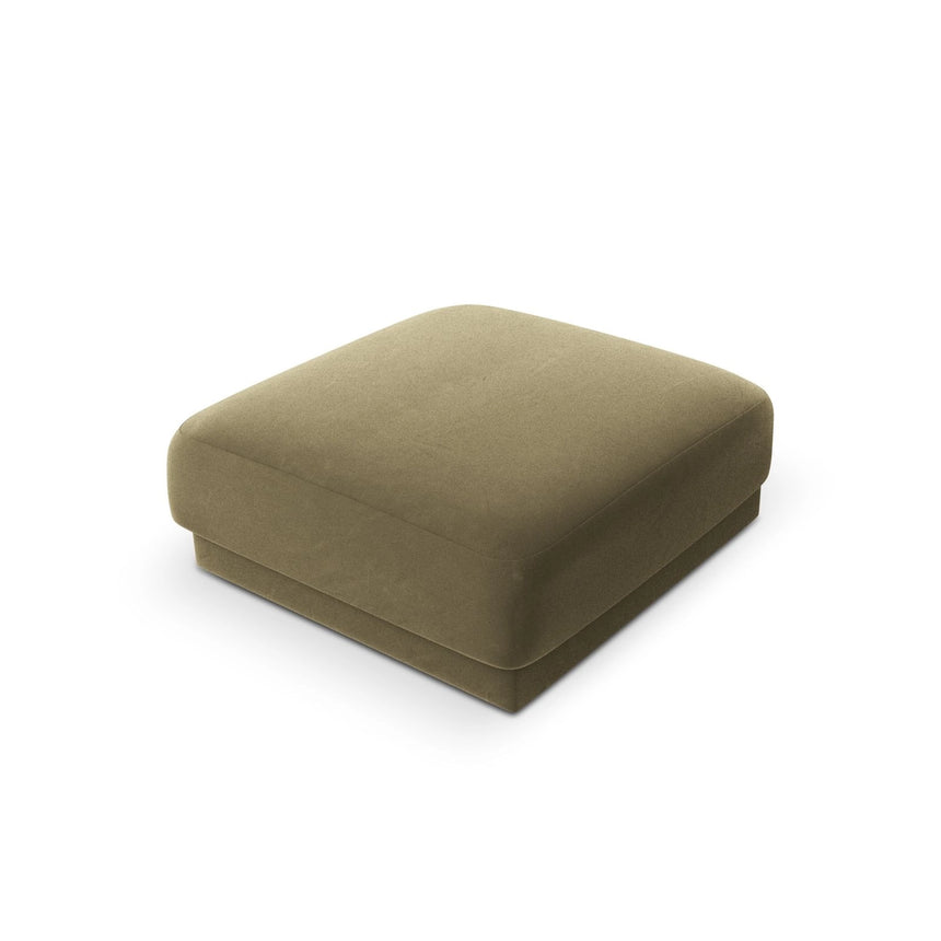 Miley Pouf aus Samt in Grün (Bluvel 77), 90x90 cm von Micadoni – Bild 4