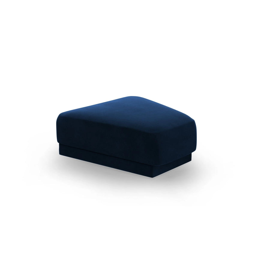 Miley Pouf aus Samt in Königsblau (Bluvel 86), 88x79 cm von Micadoni – Bild 1