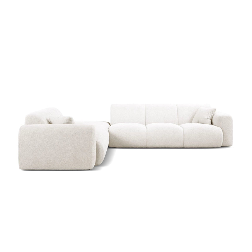 Molino 6-Sitzer Ecksofa, Linke Seite, aus Samt, Boucle oder Chenille, 315x250 cm von Micadoni – Bild 3