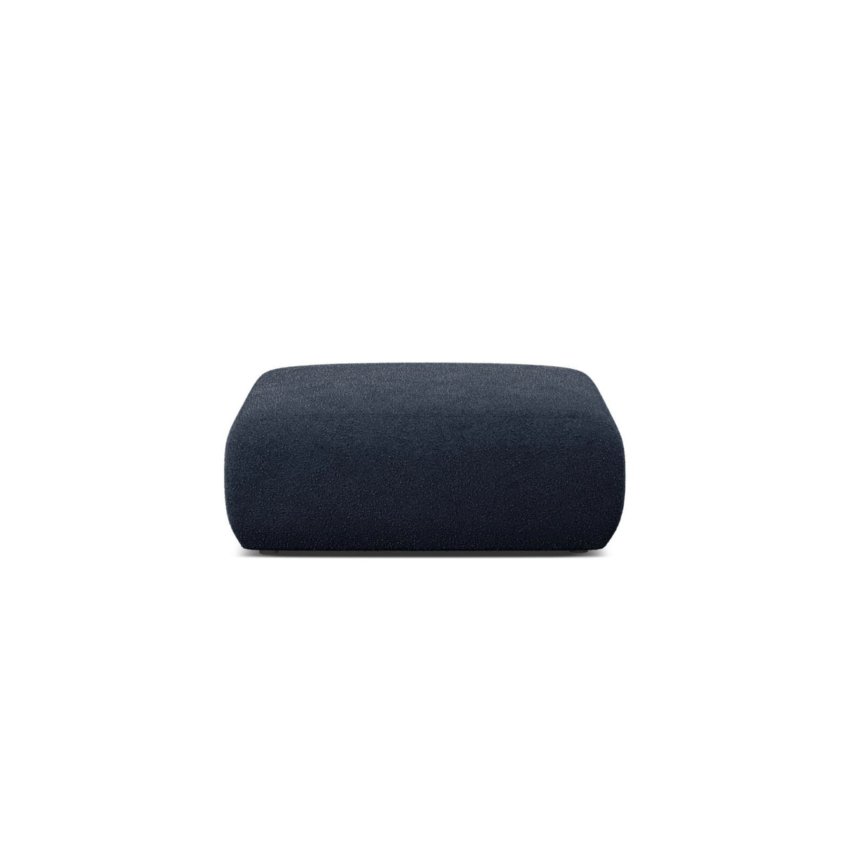 Molino Pouf aus Boucle in Dunkelblau (Baloo 2088), 100x100 cm von Micadoni – Bild 1