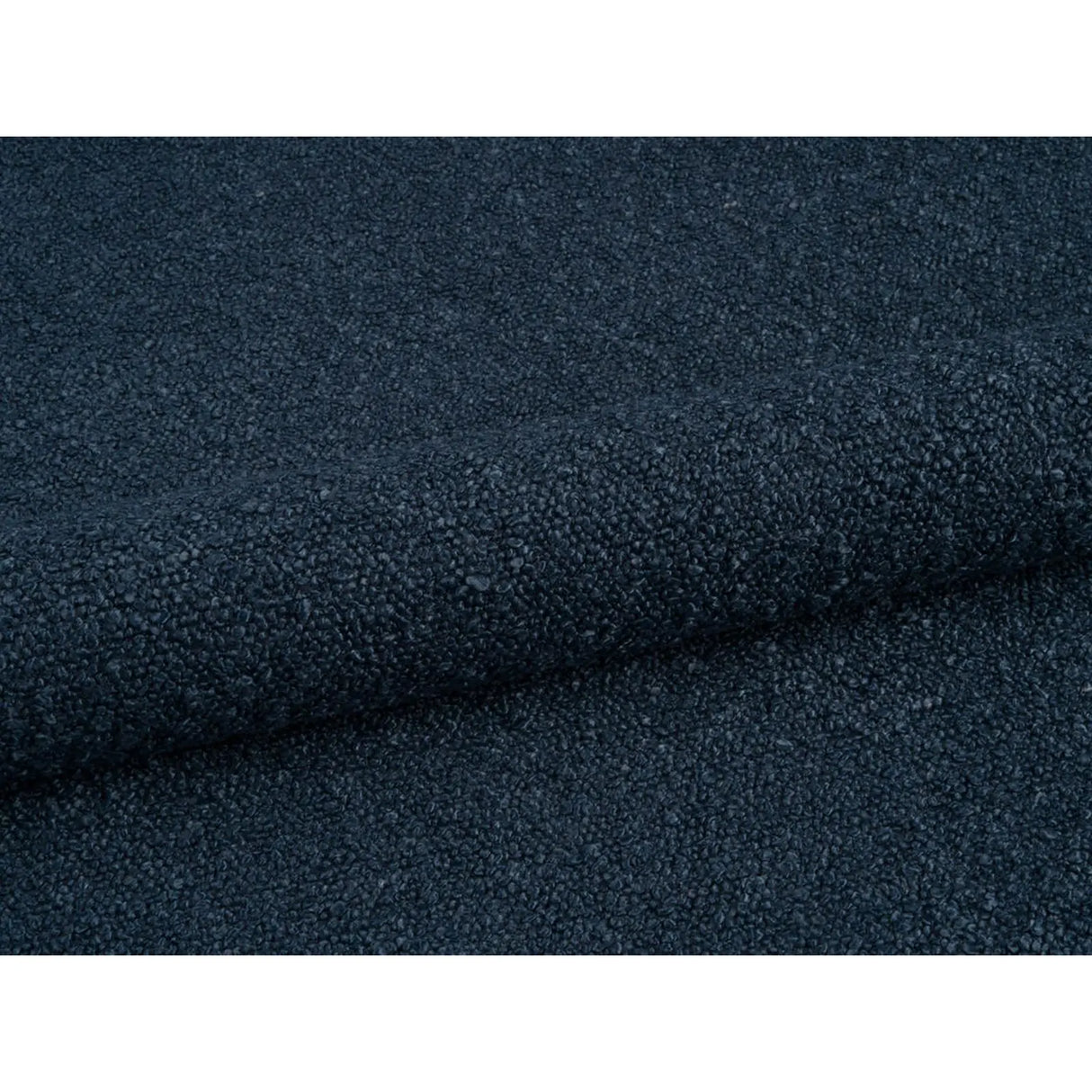 Molino Pouf aus Boucle in Dunkelblau (Baloo 2088), 100x100 cm von Micadoni – Bild 4