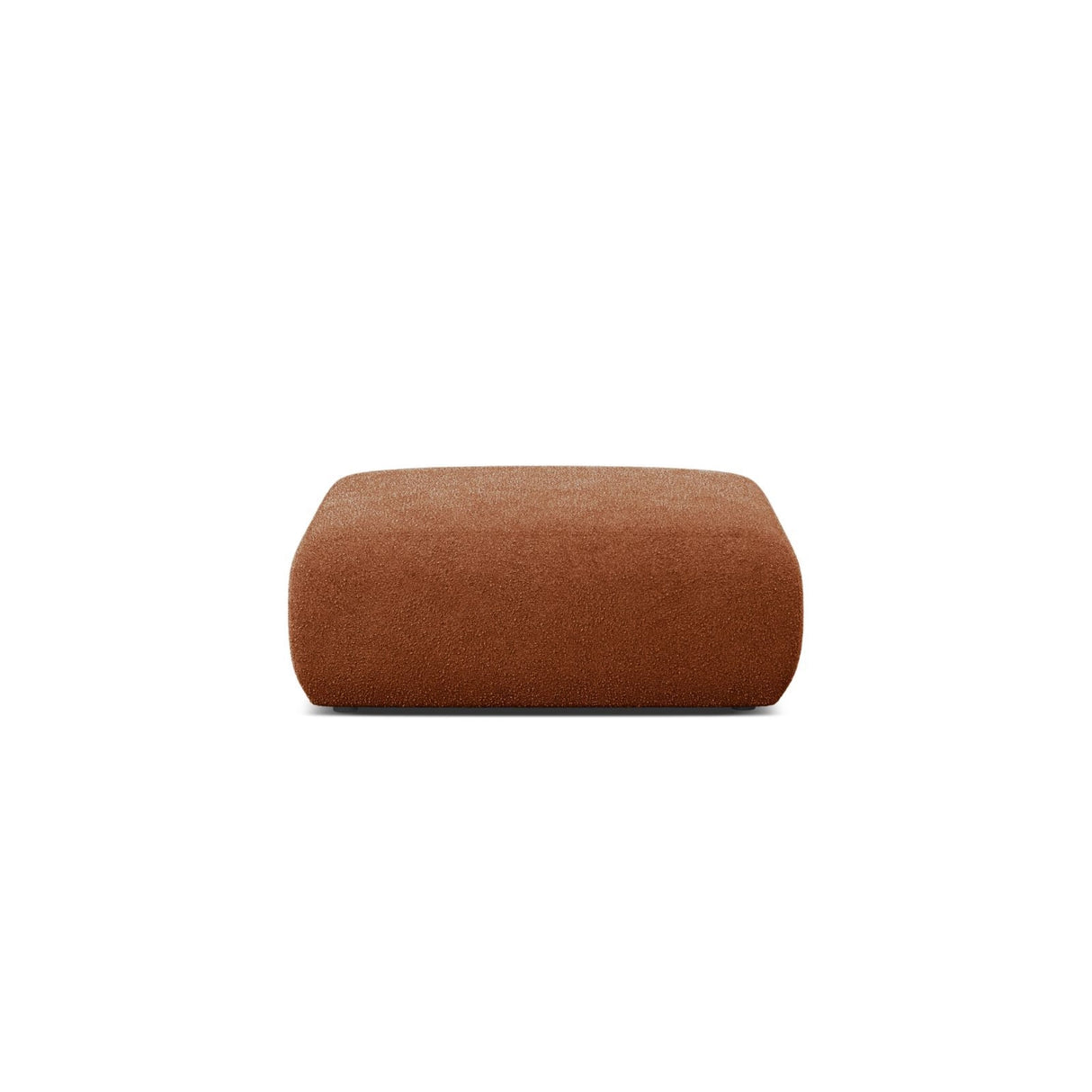 Molino Pouf aus Boucle in Terrakotta (Baloo 2078), 100x100 cm von Micadoni – Bild 1