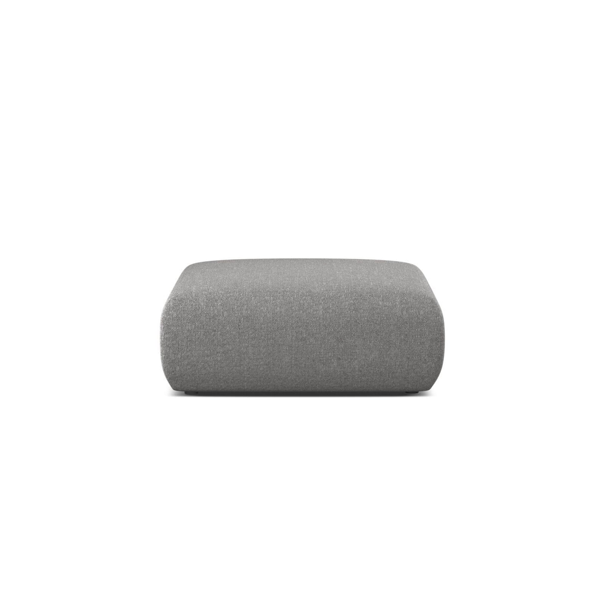 Molino Pouf aus Chenille in Hellgrau (Eden 18 Grey), 100x100 cm von Micadoni – Bild 1