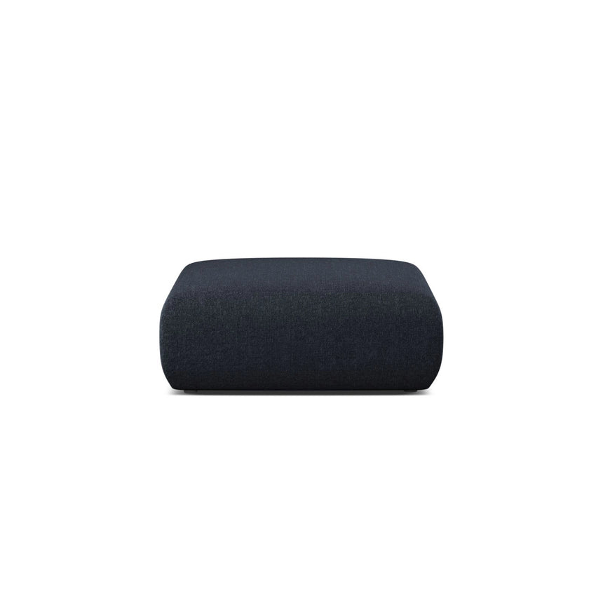 Molino Pouf aus Chenille in Marineblau (Eden 16 Deep Blue), 100x100 cm von Micadoni – Bild 1