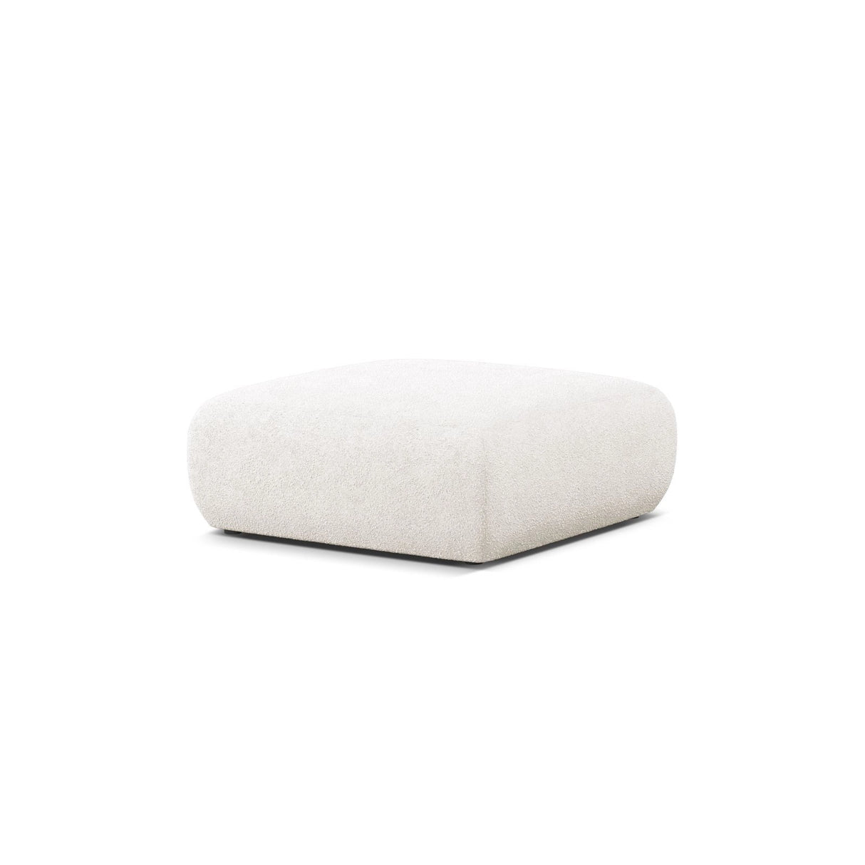 Molino Pouf aus Samt, Boucle oder Chenille, 100x100 cm von Micadoni – Bild 3