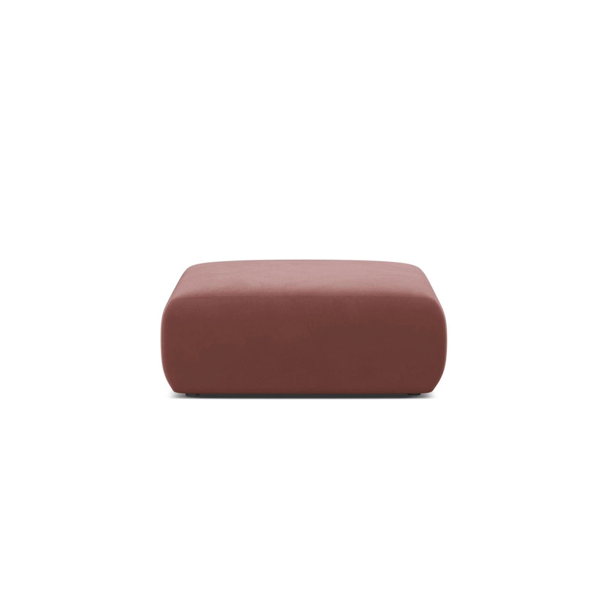 Molino Pouf aus Samt in Flamingo (Casino Salmon), 100x100 cm von Micadoni – Bild 1