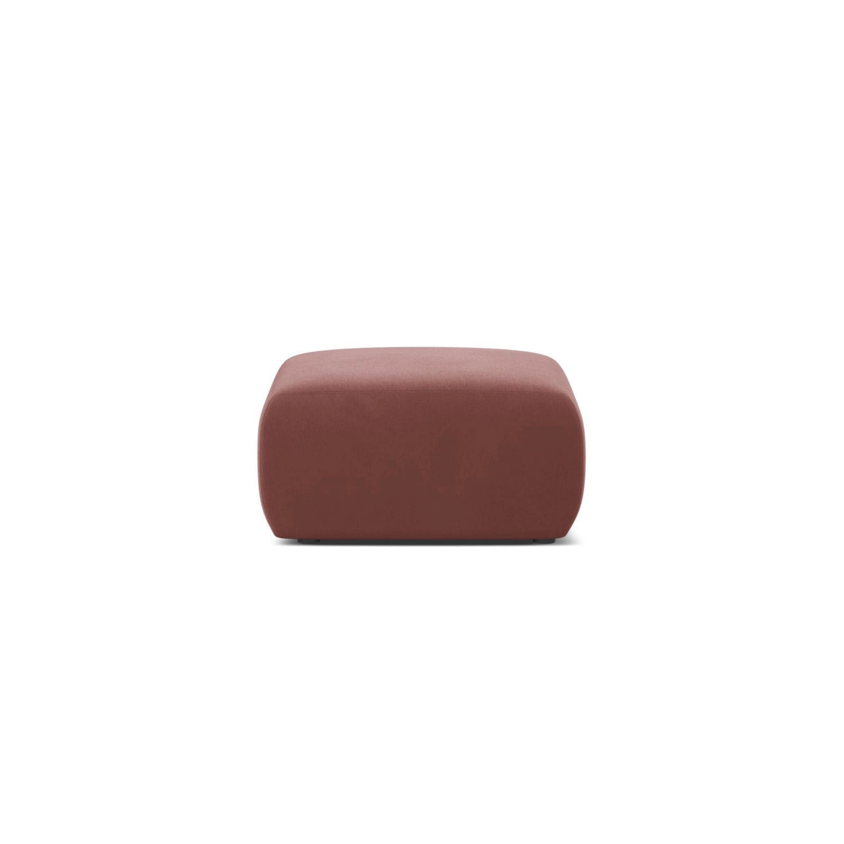 Molino Pouf aus Samt in Flamingo (Casino Salmon), 75x75 cm von Micadoni – Bild 1