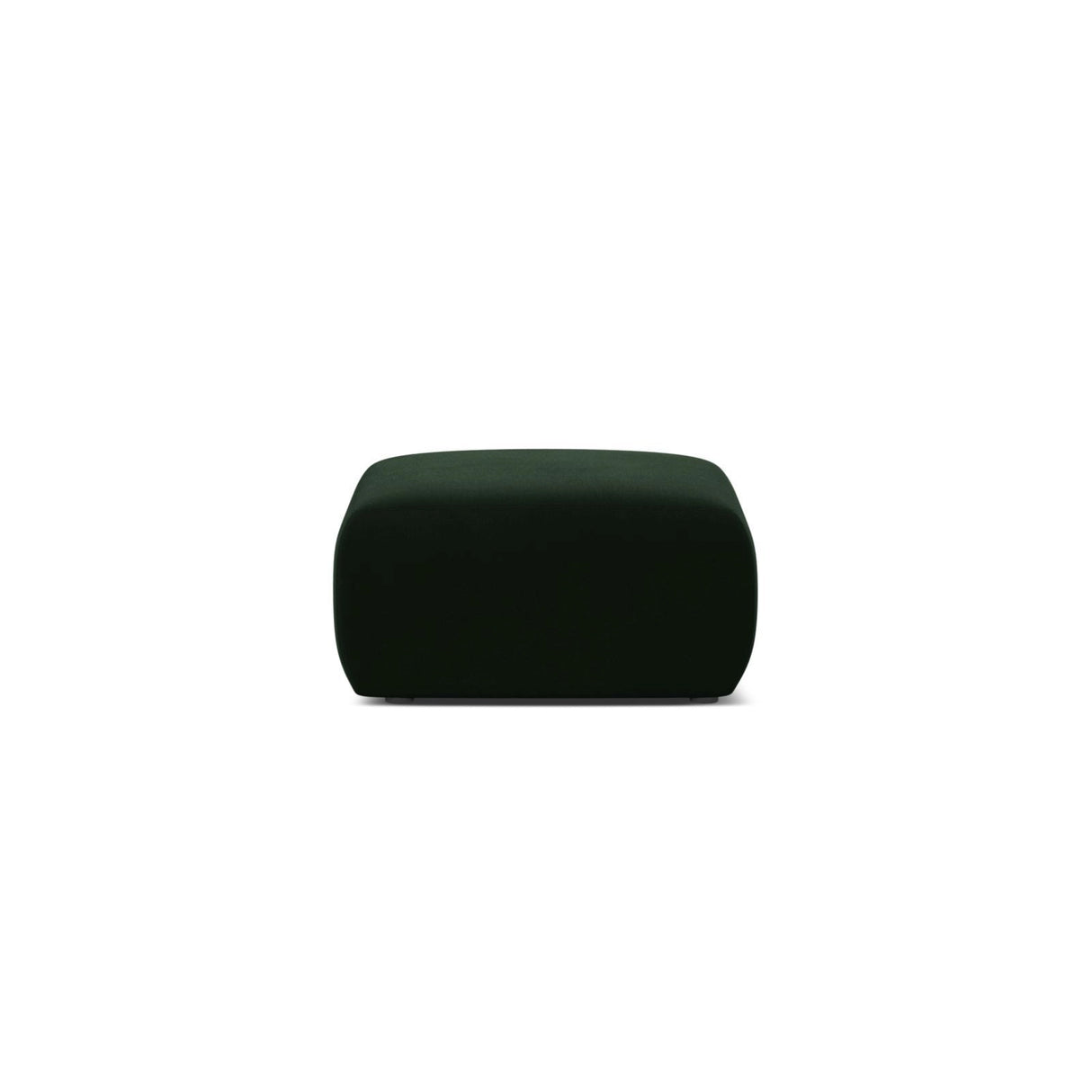 Molino Pouf aus Samt in Flaschengrün (Casino Deep Green), 75x75 cm von Micadoni – Bild 1