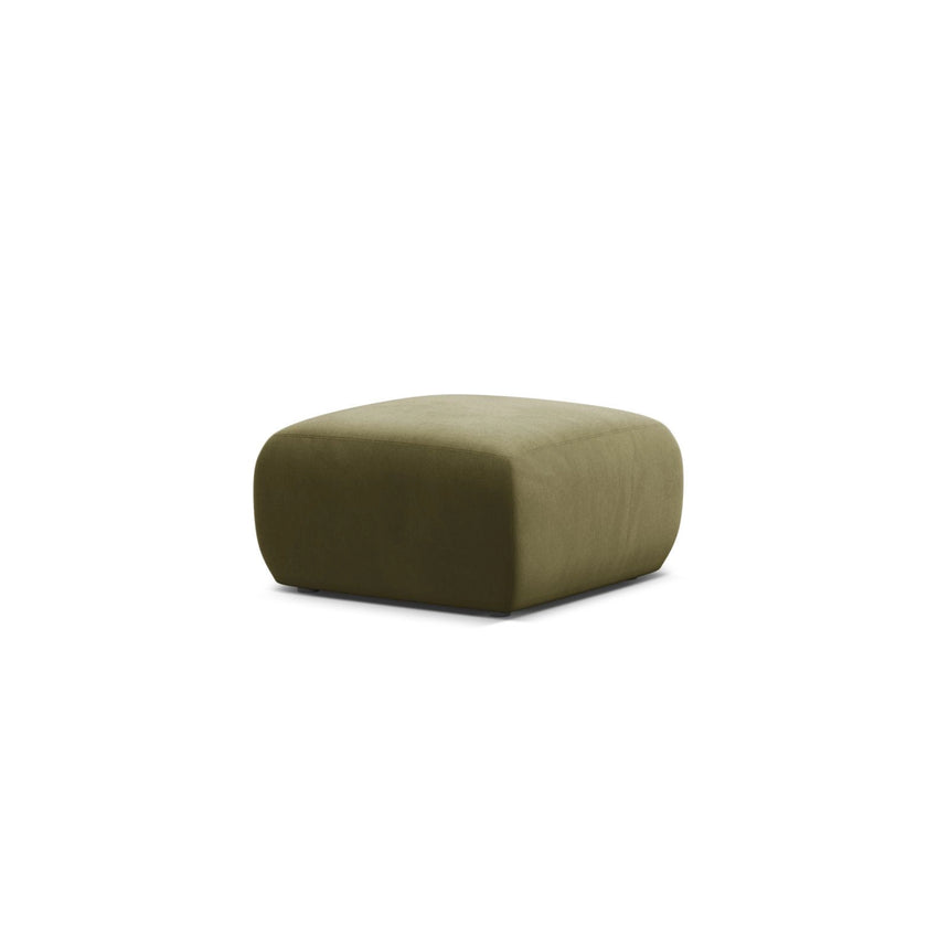 Molino Pouf aus Samt in Hellgrün (Casino Forest), 75x75 cm von Micadoni – Bild 3
