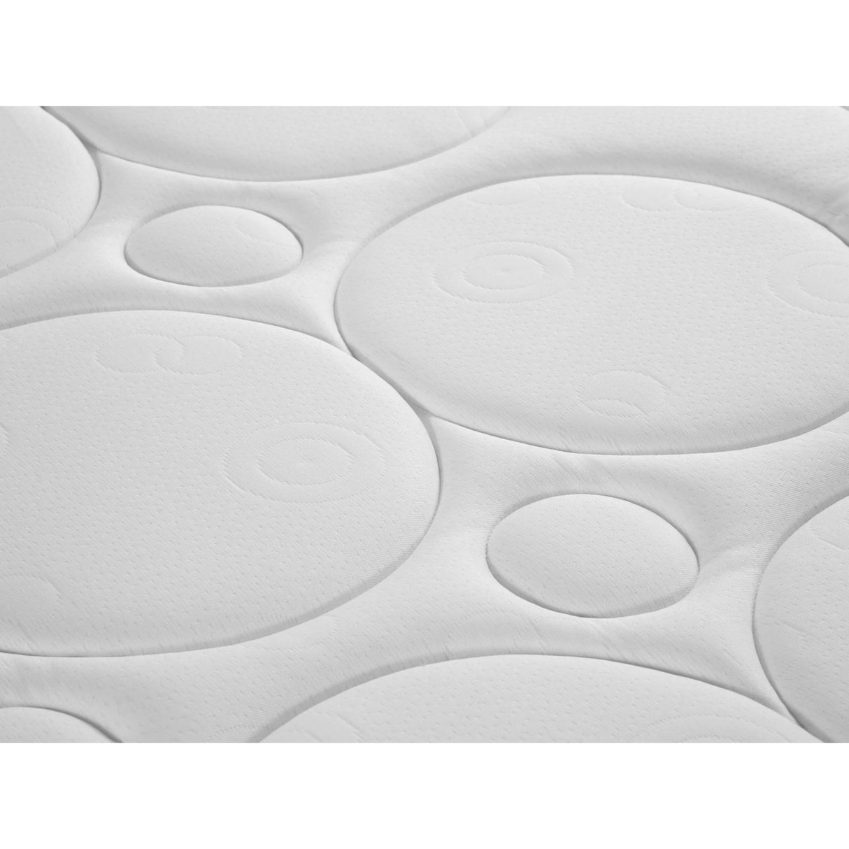 Muara Matratze mit Taschenfederkern aus Strukturierter Stoff in Weiß und blau, 200x80 cm von Micadoni – Produktbild 3