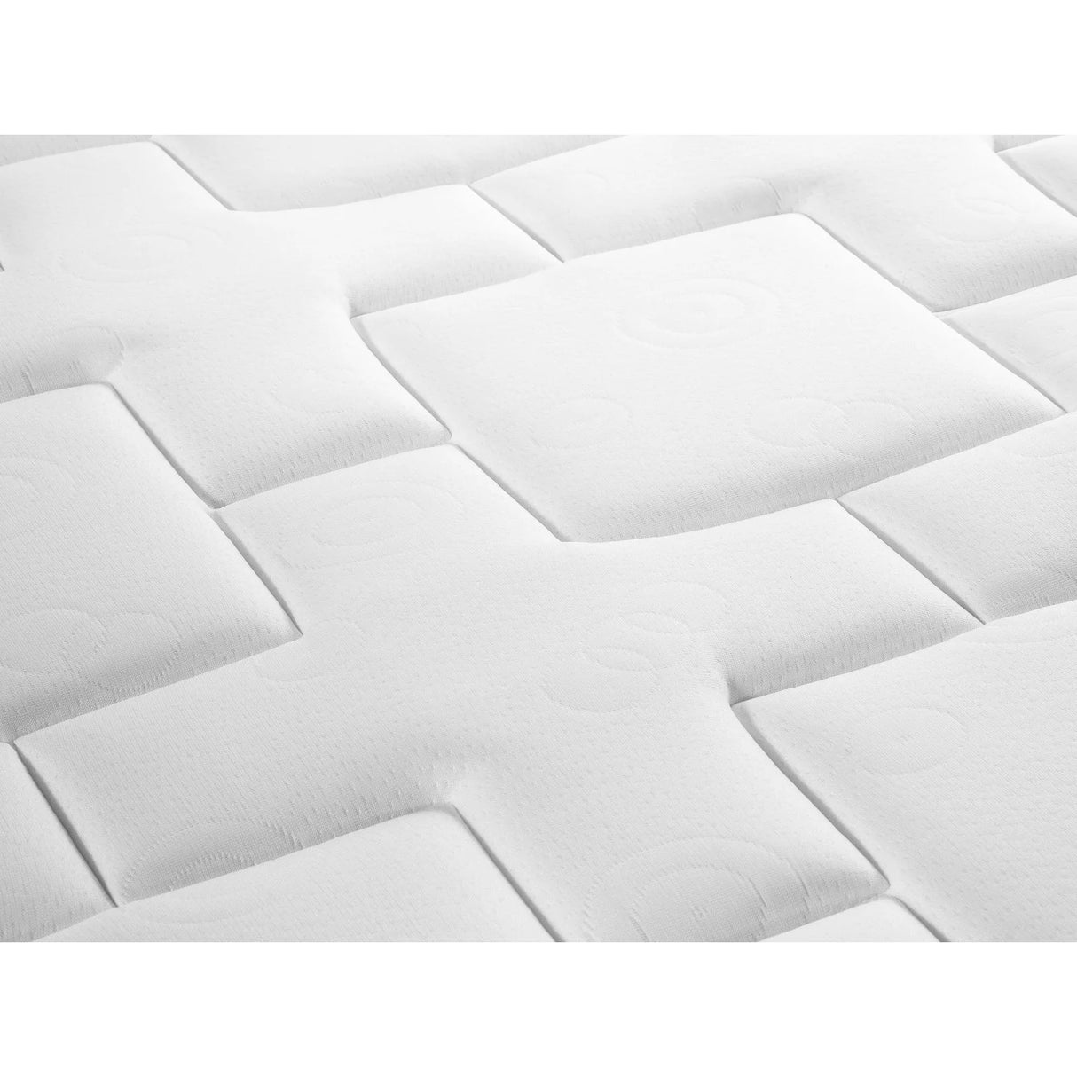 Mundi Matratze mit Taschenfederkern aus Strukturierter Stoff in Weiß und blau, 200x140 cm von Micadoni – Produktbild 3