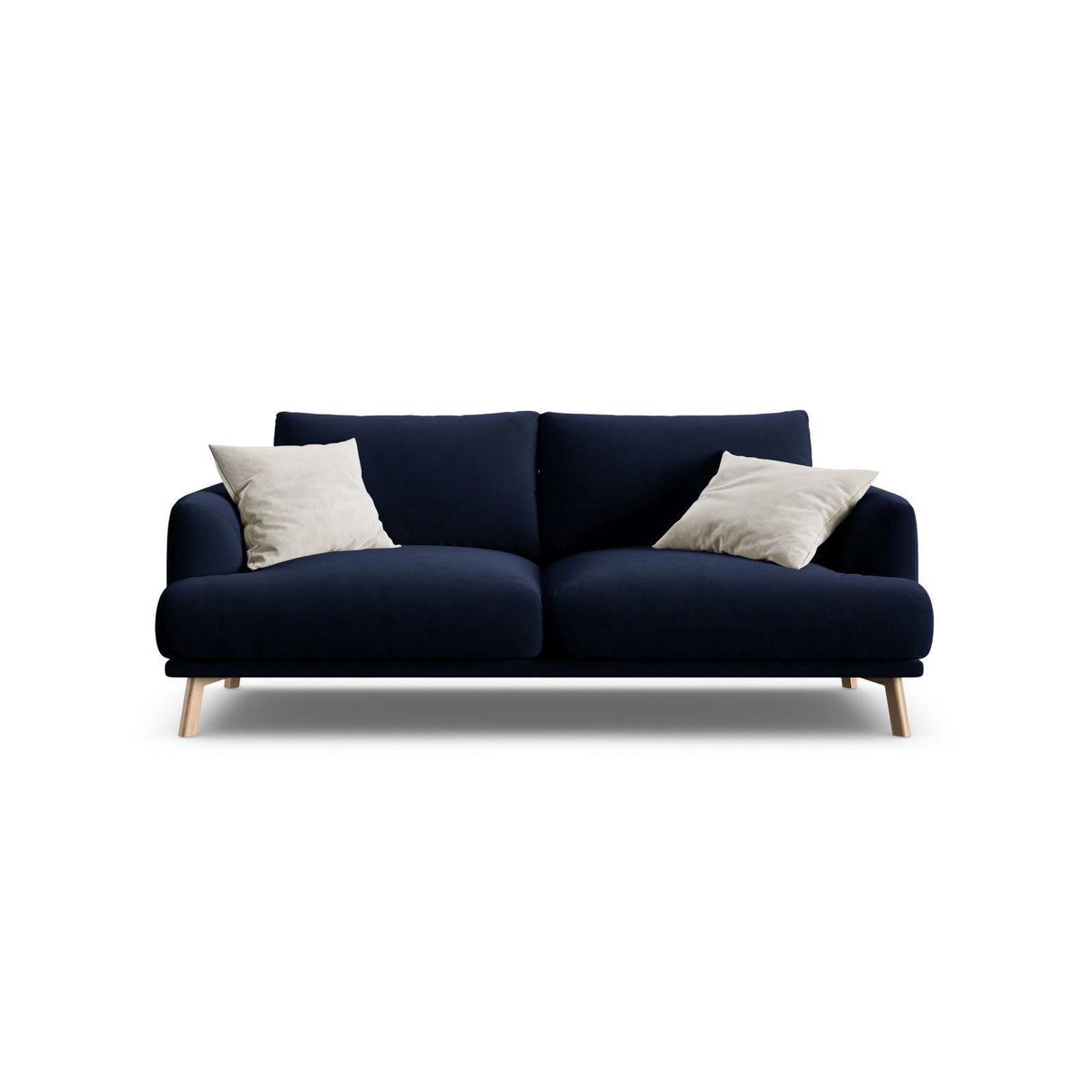 Naomi 2-Sitzer Sofa aus Samt in Königsblau (Salvador 5), 170x95 cm von Micadoni – Bild 1