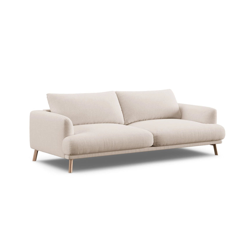 Naomi 3-Sitzer Sofa aus Samt oder Strukturstoff, 200x95 cm von Micadoni – Bild 4