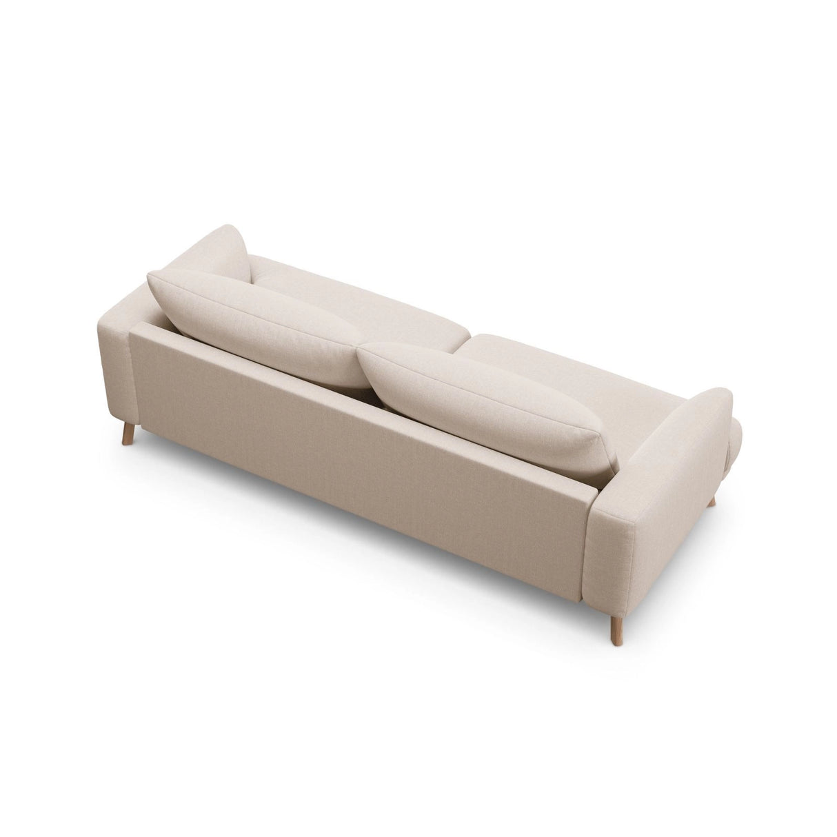 Naomi 3-Sitzer Sofa aus Samt oder Strukturstoff, 200x95 cm von Micadoni – Bild 5
