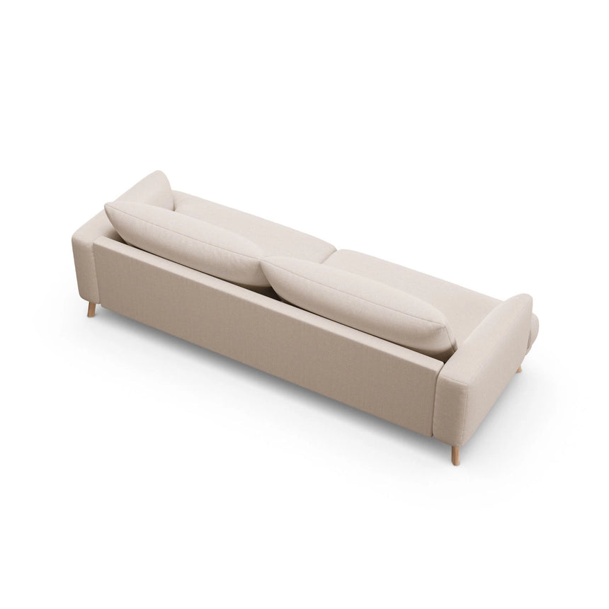 Naomi 4-Sitzer Sofa aus Samt oder Strukturstoff, 230x95 cm von Micadoni – Bild 5