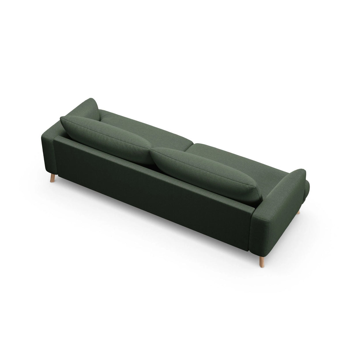 Naomi 4-Sitzer Sofa aus Strukturierter Stoff in Moosgrün (Liberty 12), 230x95 cm von Micadoni – Bild 5