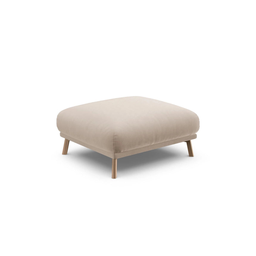Naomi Pouf aus Samt in Beige (Salvador 1), 85x85 cm von Micadoni – Bild 4