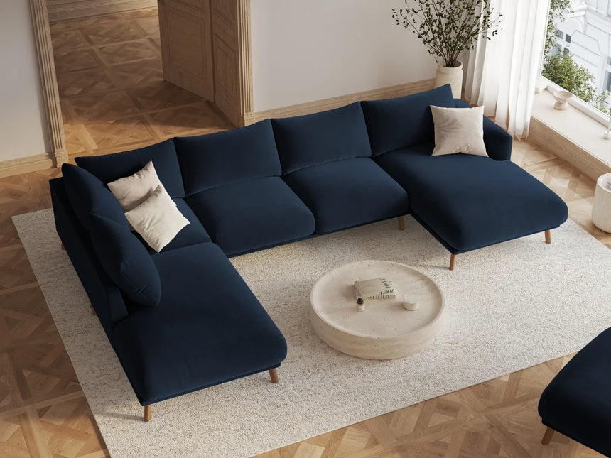 Naomi Pouf aus Samt in Königsblau (Salvador 5), 100x70 cm von Micadoni – Bild 2