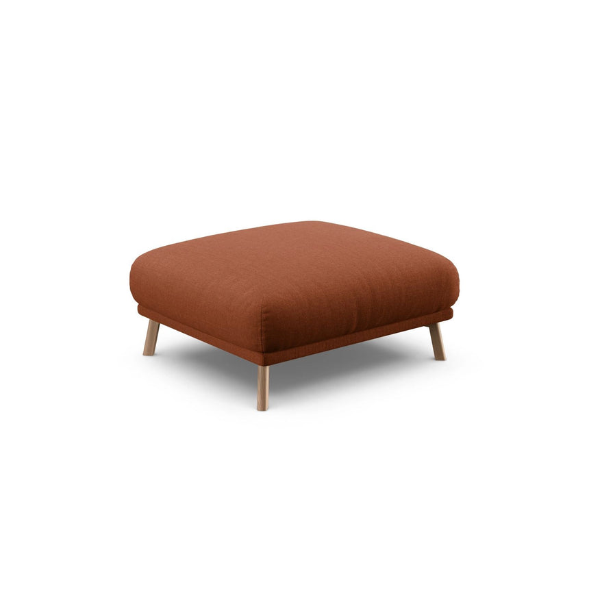 Naomi Pouf aus Strukturierter Stoff in Brick (Liberty 9), 85x85 cm von Micadoni – Bild 4