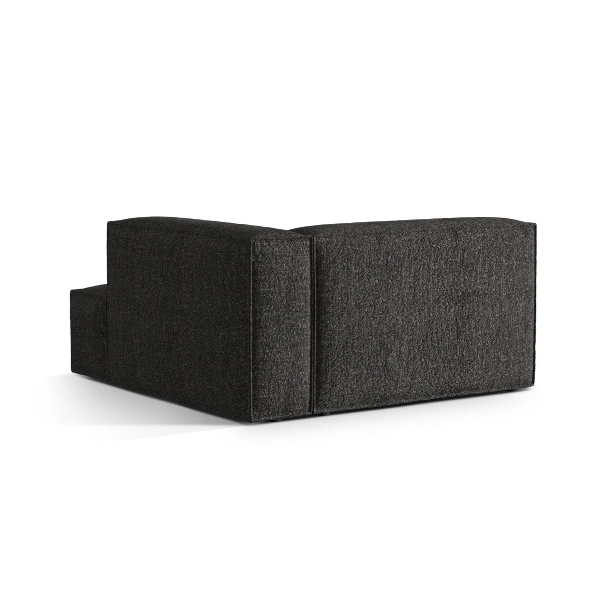 Nuria Modulares Sofa Sitzelement, Rechte Seite, aus Boucle in Anthrazit (Monet Anthracite), 147x147 cm von Micadoni – Bild 4