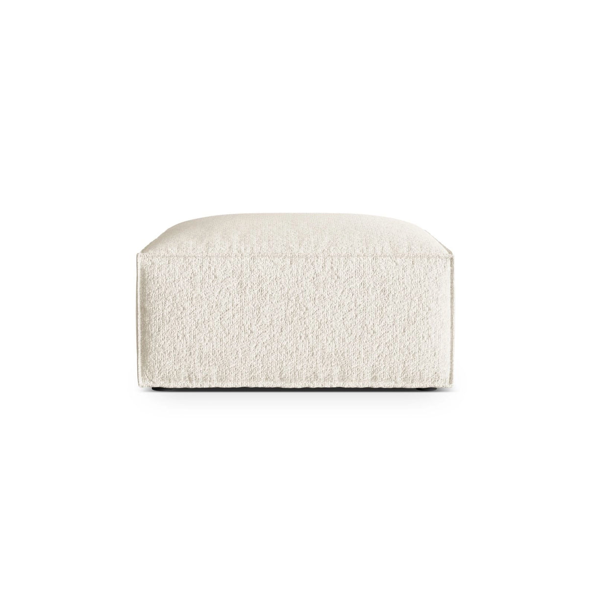 Nuria Pouf aus Boucle in Elfenbein (Monet Nata), 85x85 cm von Micadoni – Bild 1