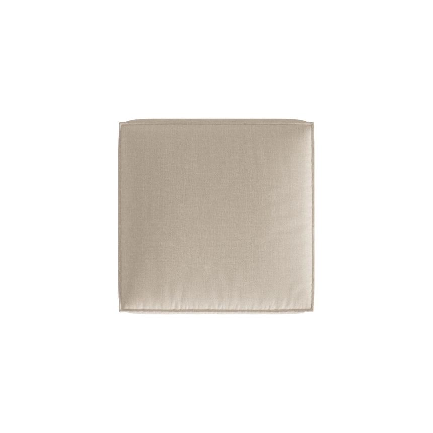Nuria Pouf aus Samt, Boucle oder Strukturstoff, 85x85 cm von Micadoni – Bild 3