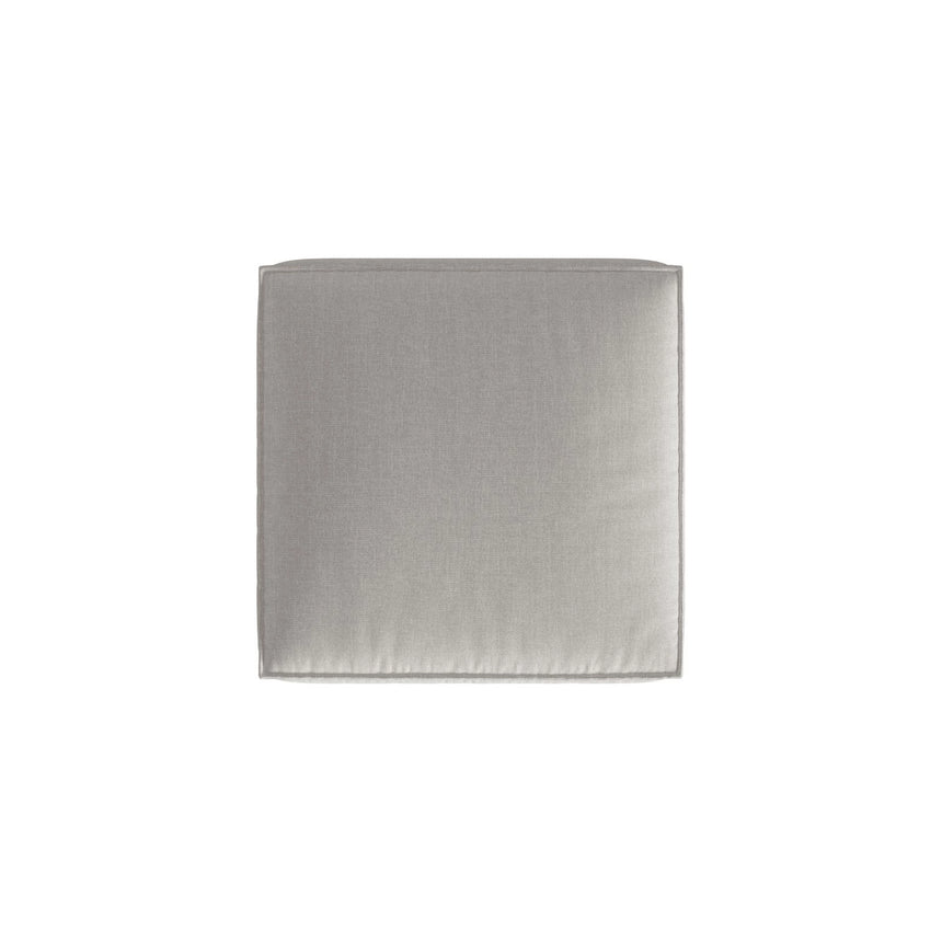 Nuria Pouf aus Strukturierter Stoff in Hellgrau (Liberty 18), 85x85 cm von Micadoni – Bild 3