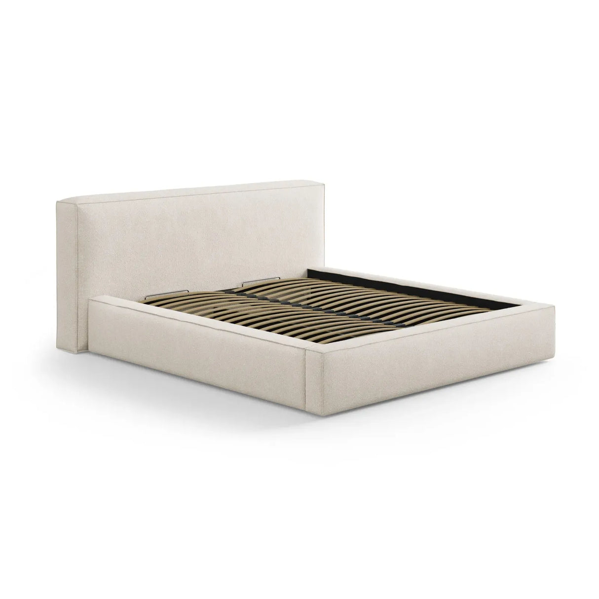 Olivia Kopfteil - passend zum Bett Simon - in Boucle oder Strukturstoff, für 160x200 cm - ZEN ZONE Furniture