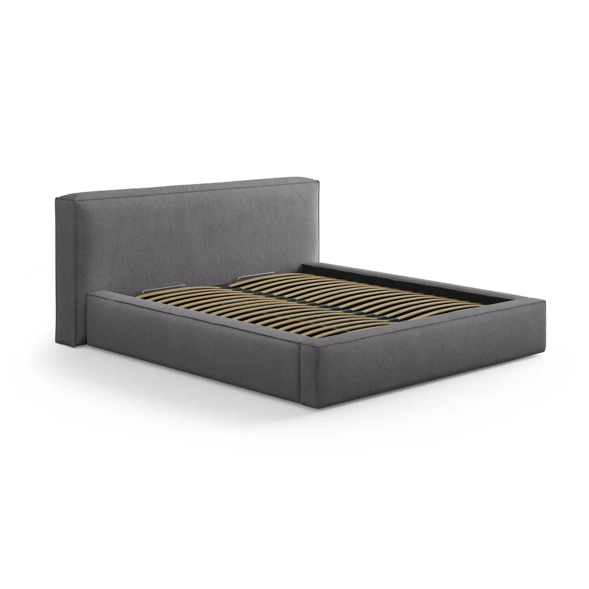 Olivia Kopfteil - passend zum Bett Simon - in Boucle oder Strukturstoff, für 200x200 cm - ZEN ZONE Furniture