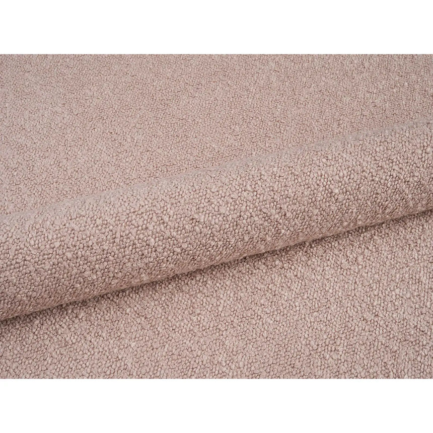 Ovalo Bett mit Kopfteil und Stauraum aus Boucle in Puderrosa (Baloo 2072), 160x200 cm von Micadoni – Bild 5