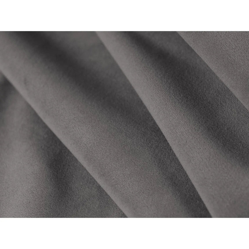 Ovalo Bett mit Kopfteil und Stauraum aus Samt in Dunkelgrau (Magic Velvet 2241), 160x200 cm von Micadoni – Bild 5